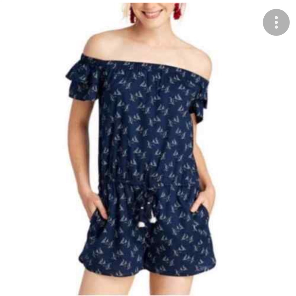 Vineyard Vines Navy Blue High Waist Shorts